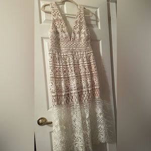 White lace dress - sexy meets elegance